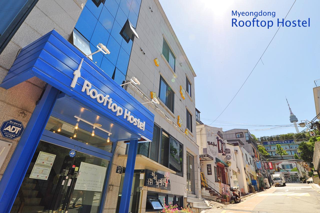 Myeongdong Rooftop Hostel Seoul Exterior photo