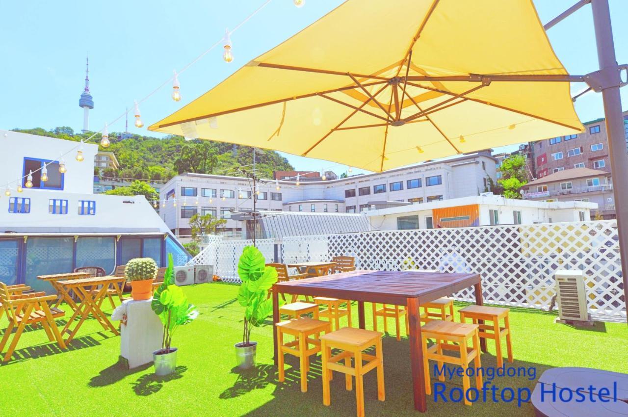 Myeongdong Rooftop Hostel Seoul Exterior photo