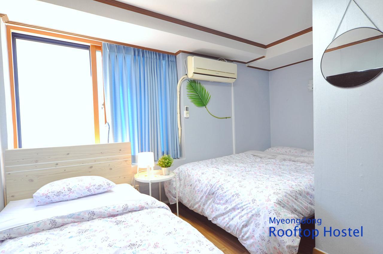 Myeongdong Rooftop Hostel Seoul Exterior photo