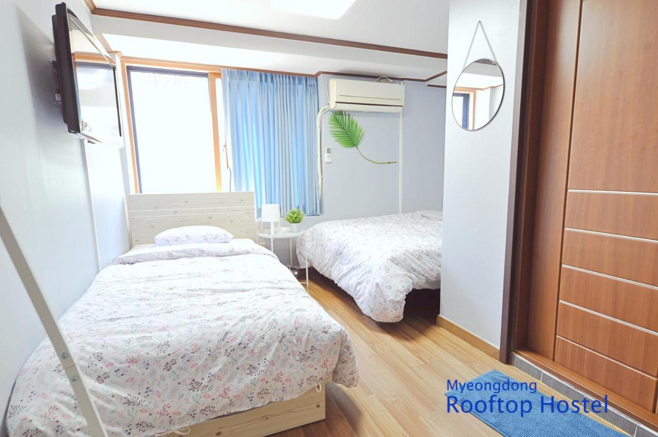 Myeongdong Rooftop Hostel Seoul Exterior photo