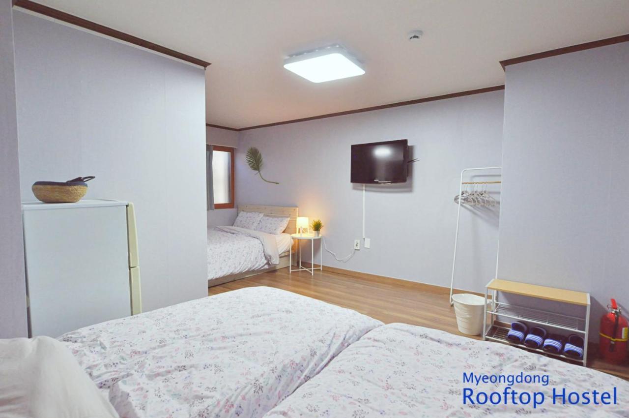 Myeongdong Rooftop Hostel Seoul Exterior photo