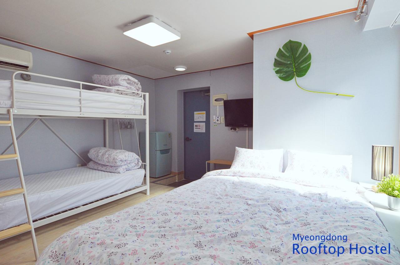 Myeongdong Rooftop Hostel Seoul Exterior photo